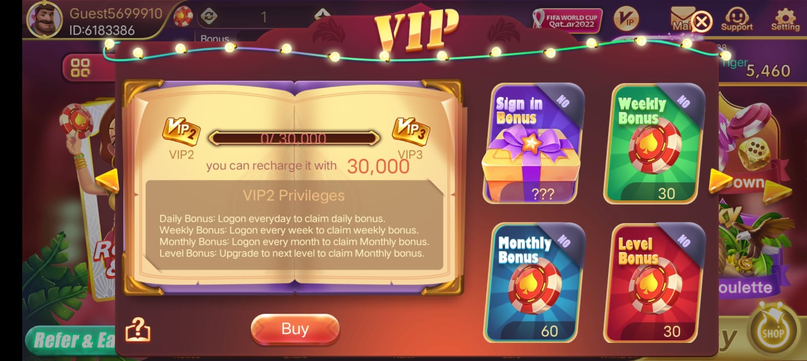VIP Program In Rummy Most Application