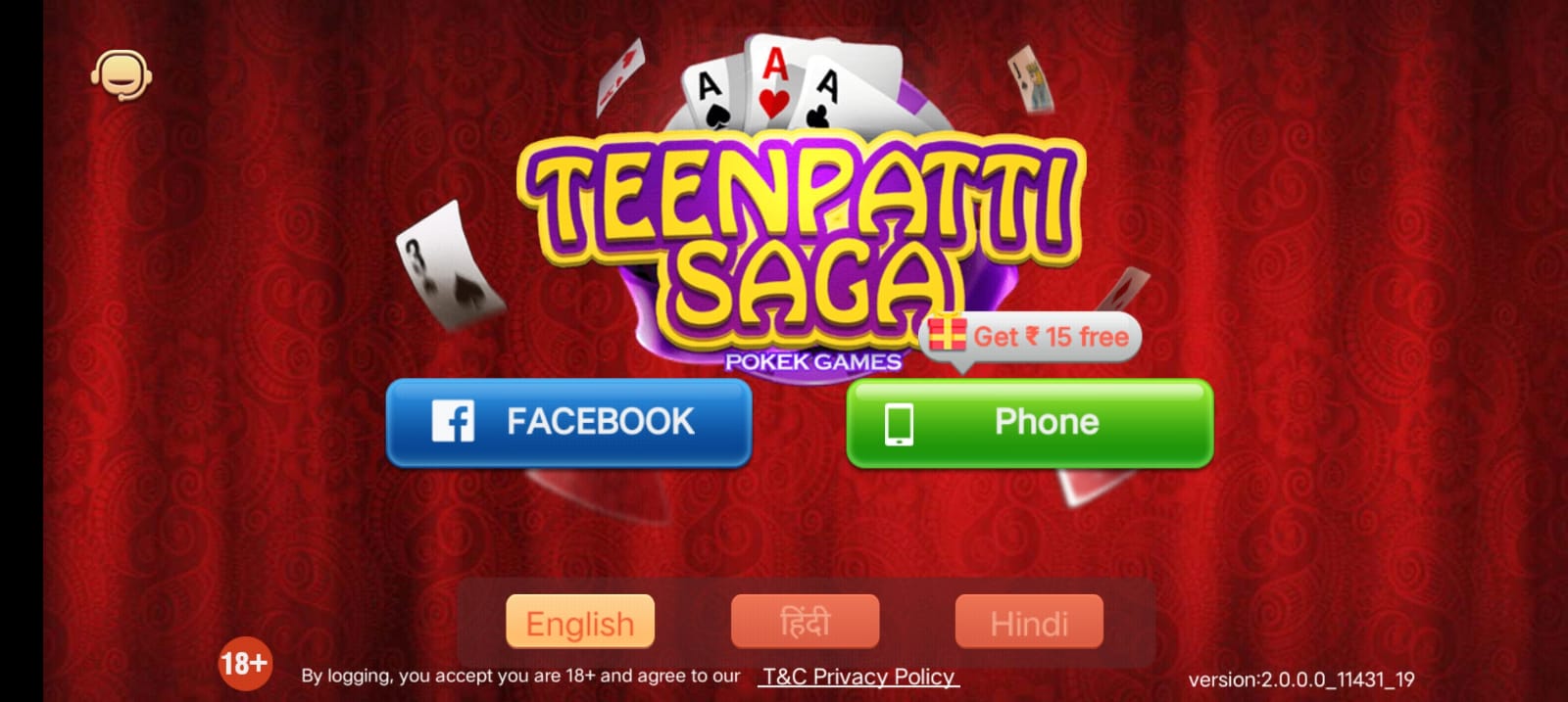 Register Teen Patti Saga App