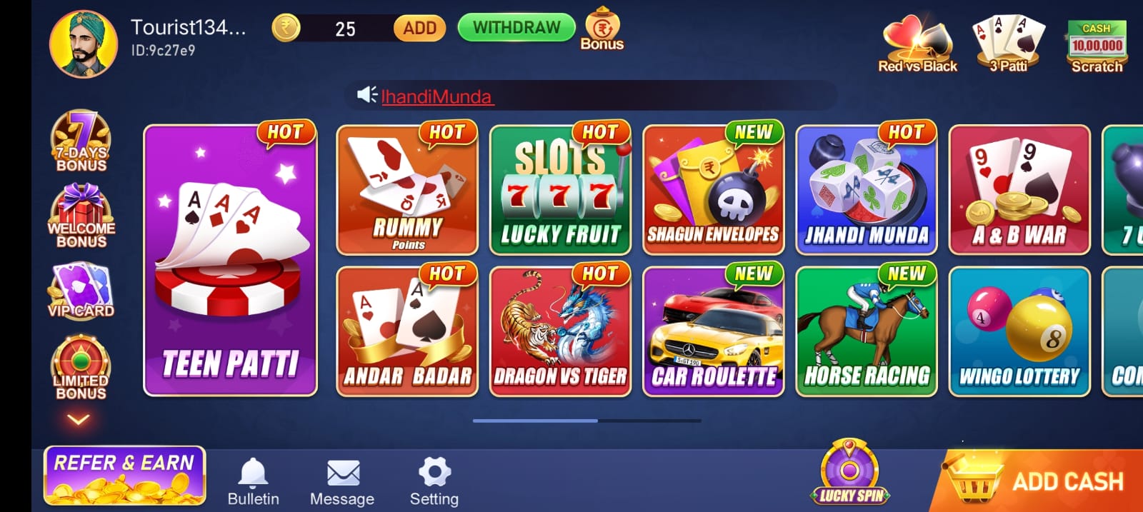 Available Games On Rummy Wala App
