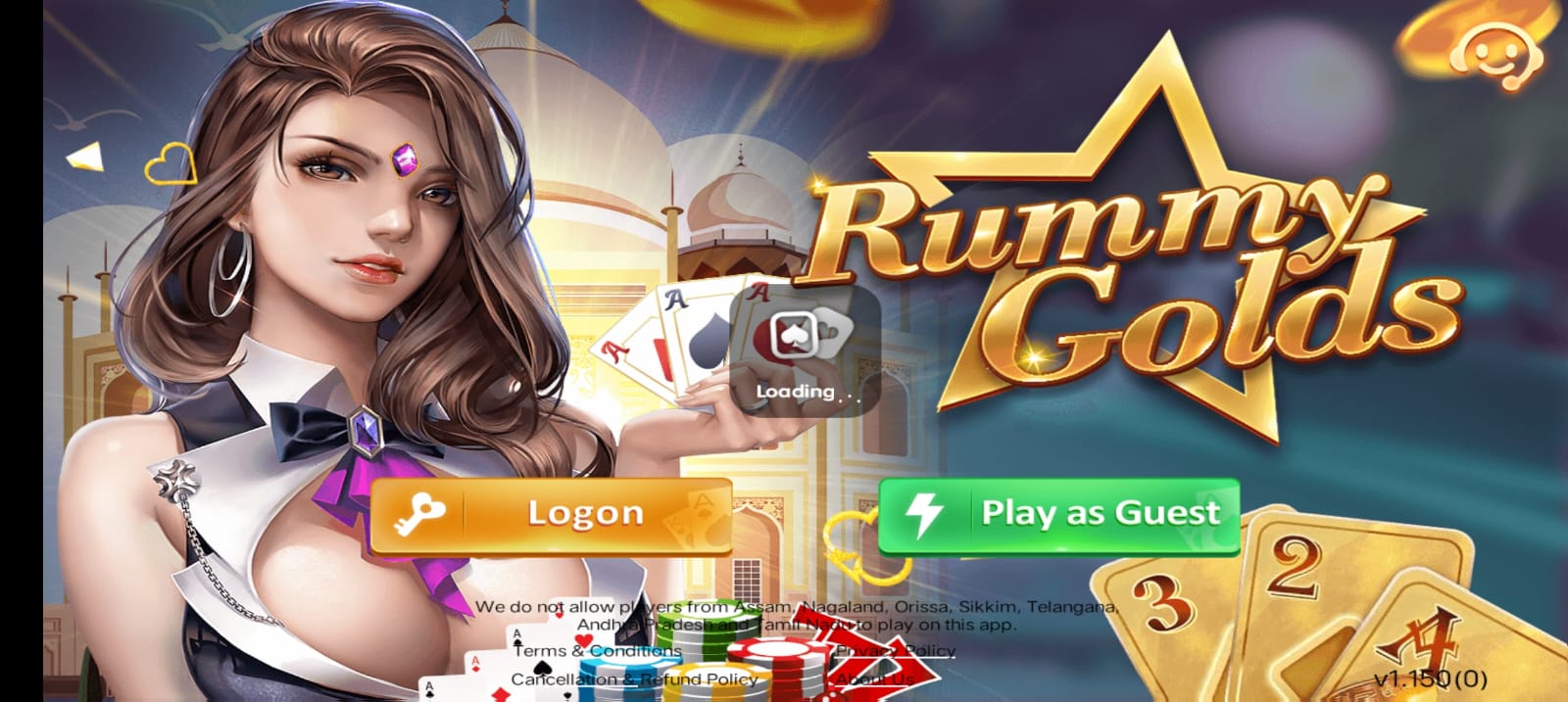 Create Account In "Rummy Golds Apk''