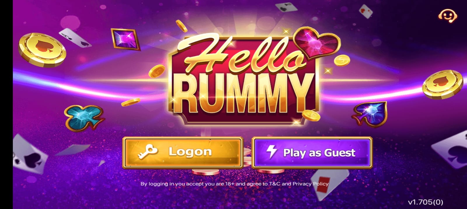 Register In Rummy Hello App